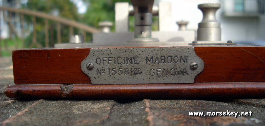 tasto telegrafico officine marconi genova