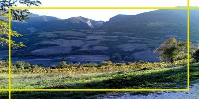 panorama colline valle del metauro