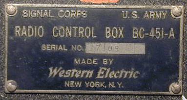 Radio Control Box BC-451-A