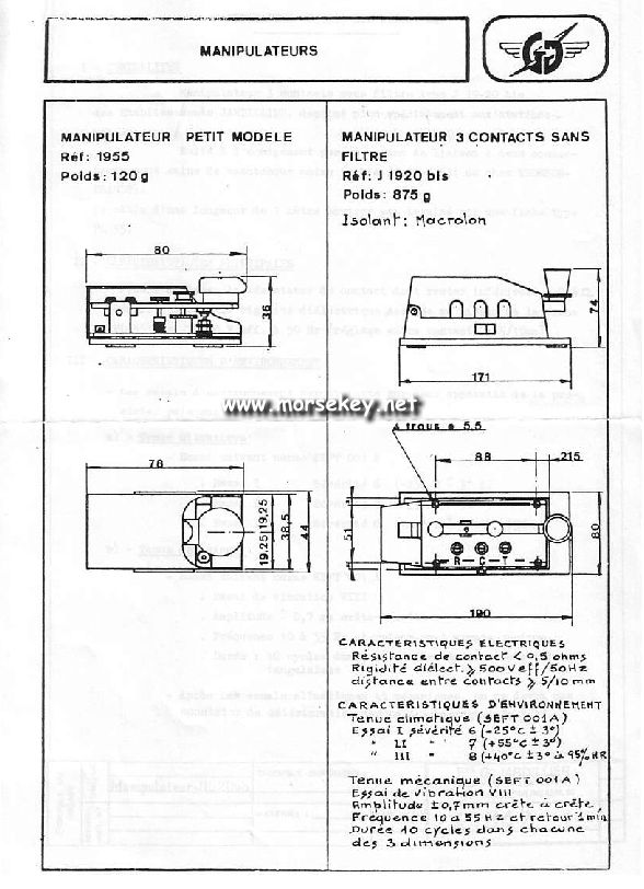 Jardillier morse key