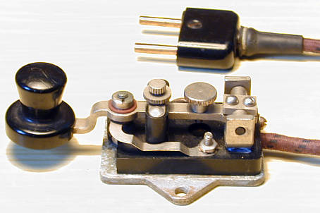 Russian key for tank radio station R-112