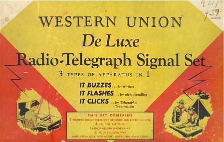 Western Union Radio Telegraph Set